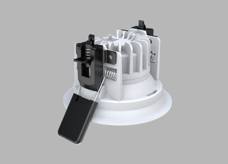 Aluminum die-cast housing with good heat dissipation