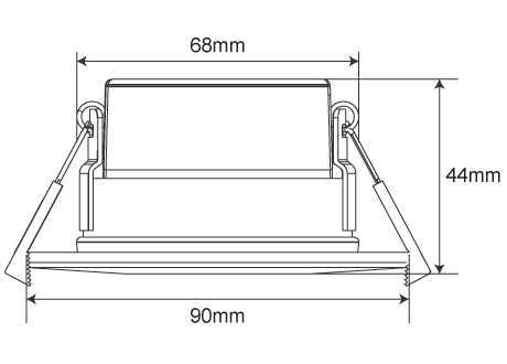 downlight size