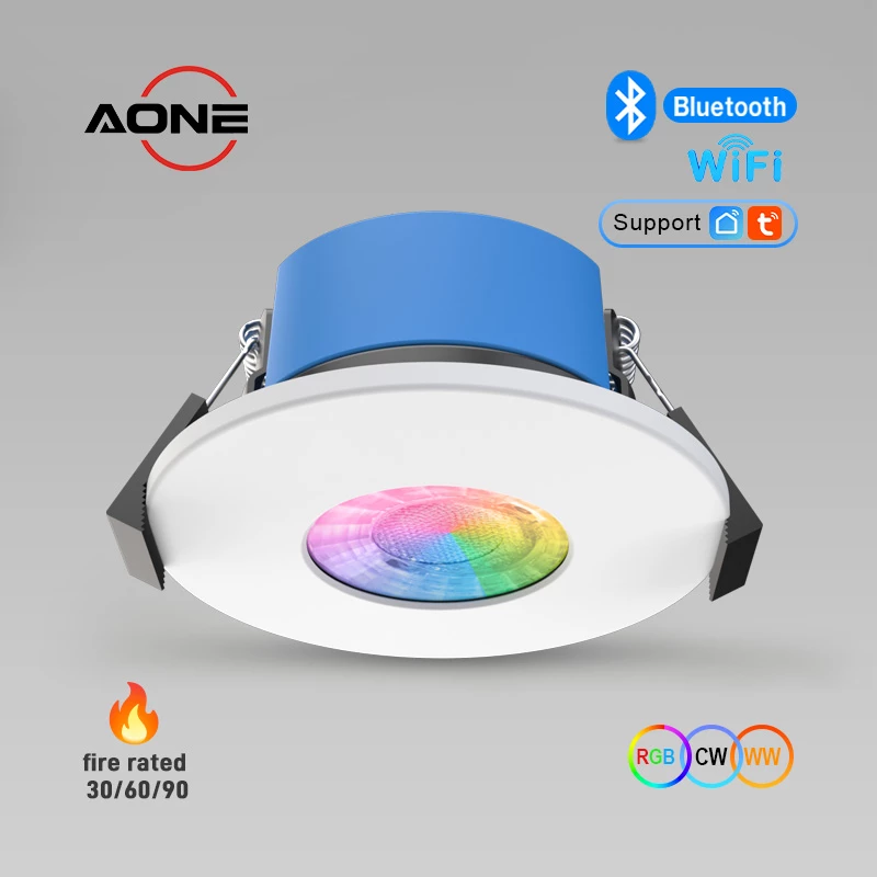 Tuya RGB × Firerated Smart Control Downlight WiFi/ Bluetooth Support DL190 Tuya