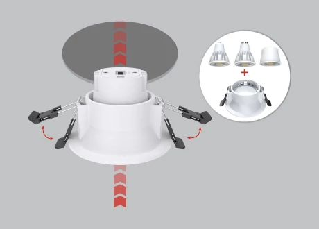 downlight fitting housing recessed spotlight