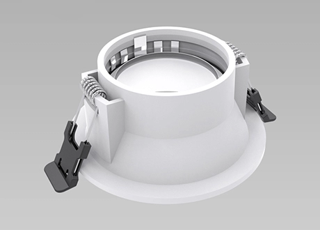downlight fitting white finish