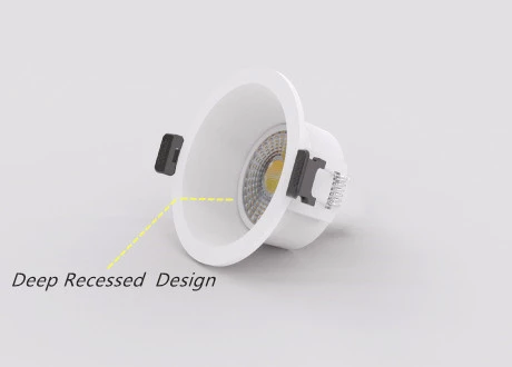 Deep Recessed Design for Anti-glare Lighting