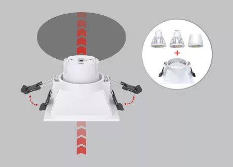 downlight fitting housing recessed spotlight
