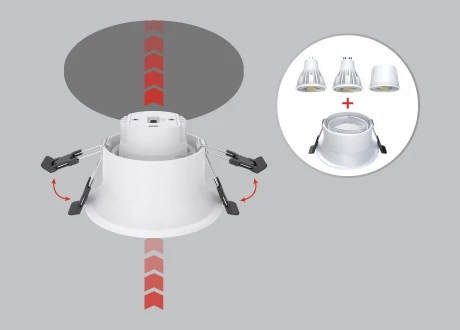 downlight fitting housing recessed spotlight