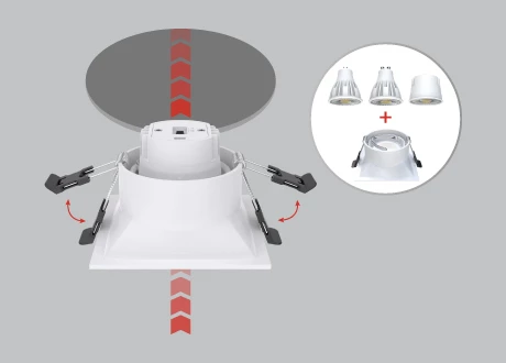 downlight fitting housing recessed spotlight