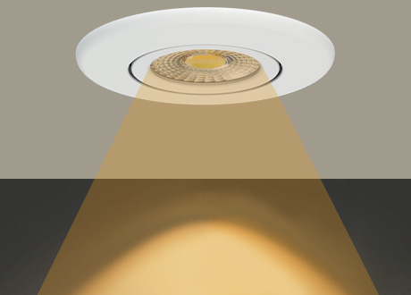 downlight mounting surface
