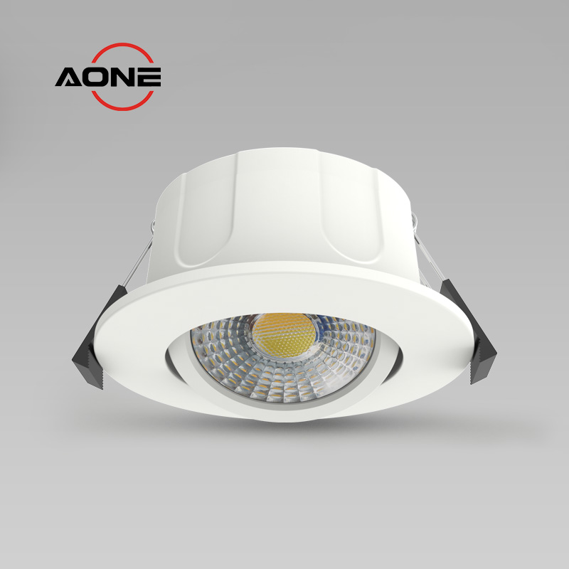 Ultra-thin Tiltable LED Downlight IP65 Dimmable DL164 SMD