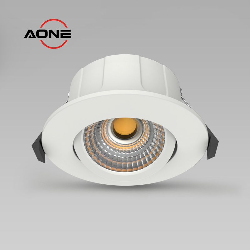 COB Ultra-thin LED Downlight Tiltable 4W-6W-8W Dimmable DL164