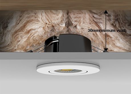 ultra-thin tiltable spotlight