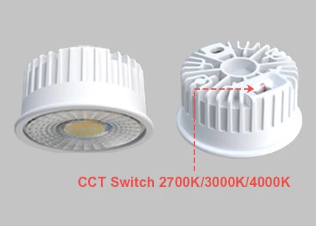 Square Deep Recessed Design for Anti-glare Lighting