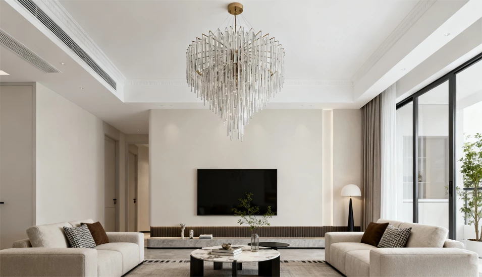 Chandeliers that lower ceiling height