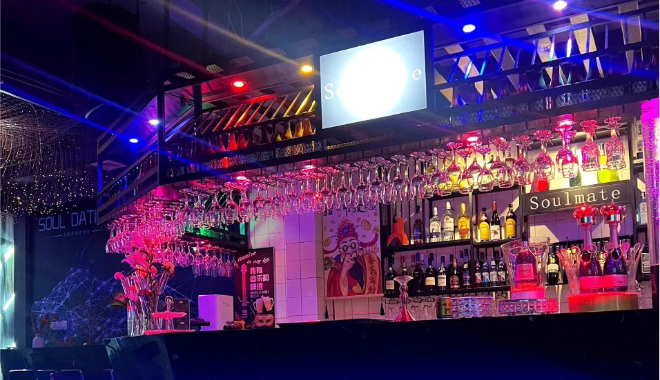 smart fireproof downlight in bar