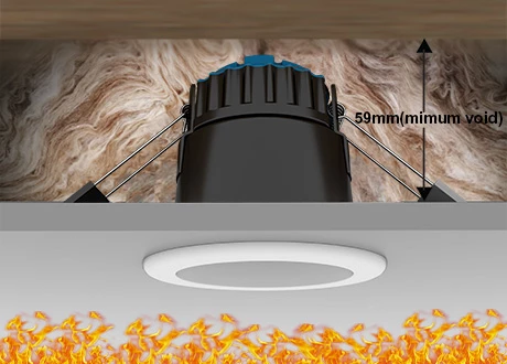 Coverable / smart control IP65 downlight