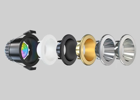 colorful bezel downlight intechangeable