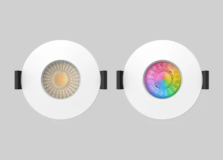 RGB CW WW Fire rated downlight