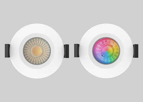 RGB CW WW Fire rated downlight
