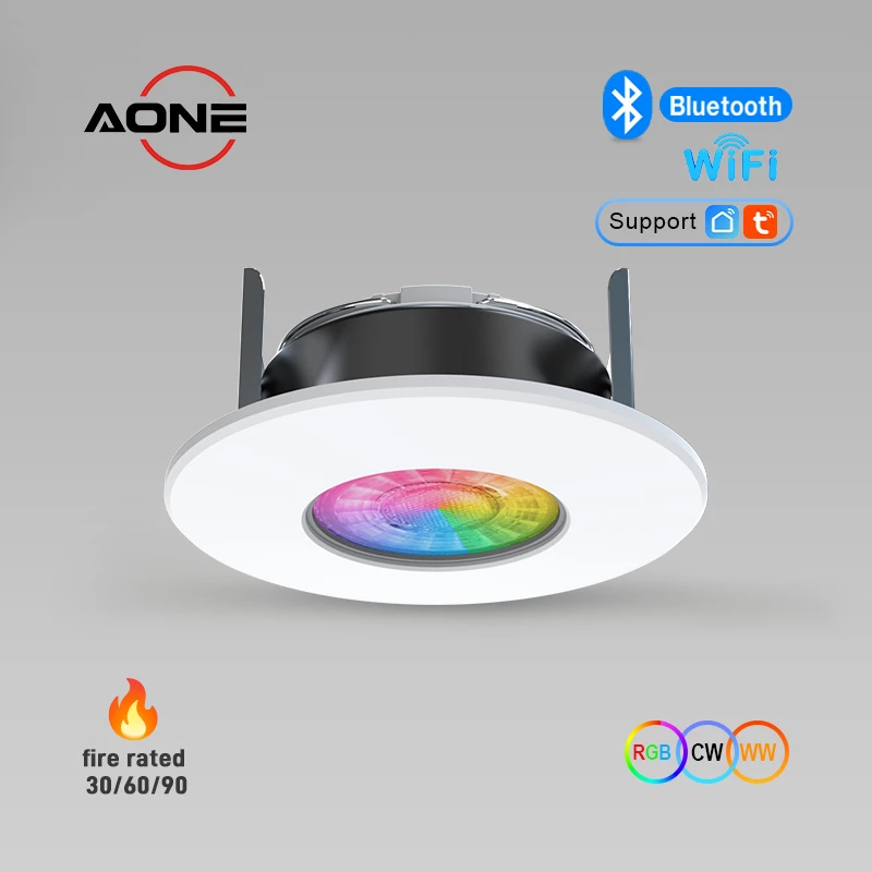 Smart RGB Control WiFi/ Bluetooth Downlight Slim Leaf Spring DL95-2