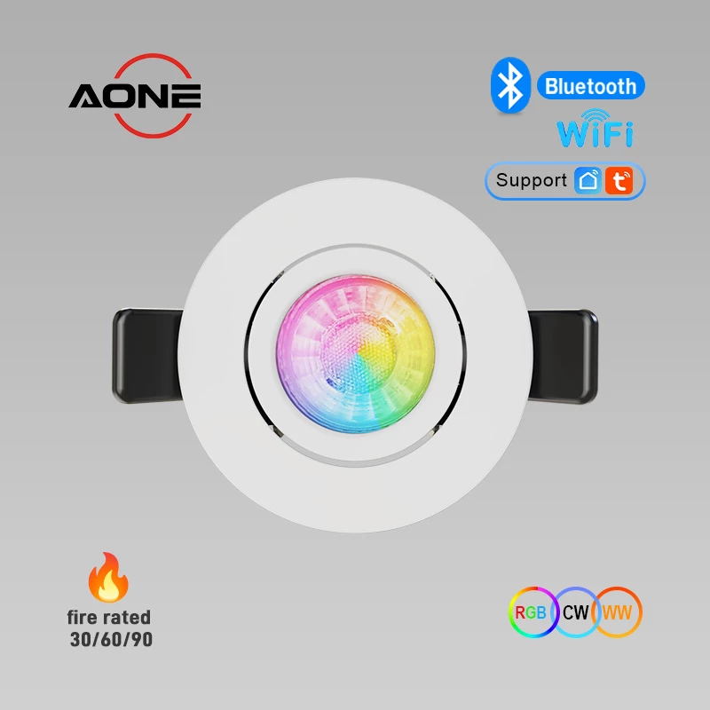 Smart Control WiFi/ Bluetooth RGB CW Downlight