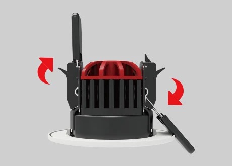 Fast Install Spring, Easy recessed