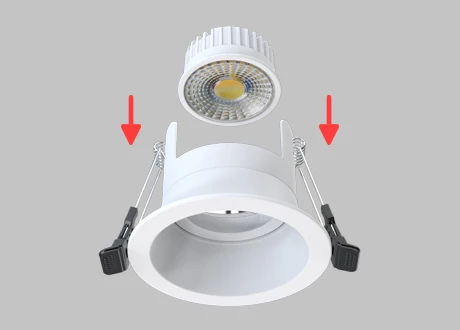 downlight fitting anti-glare 