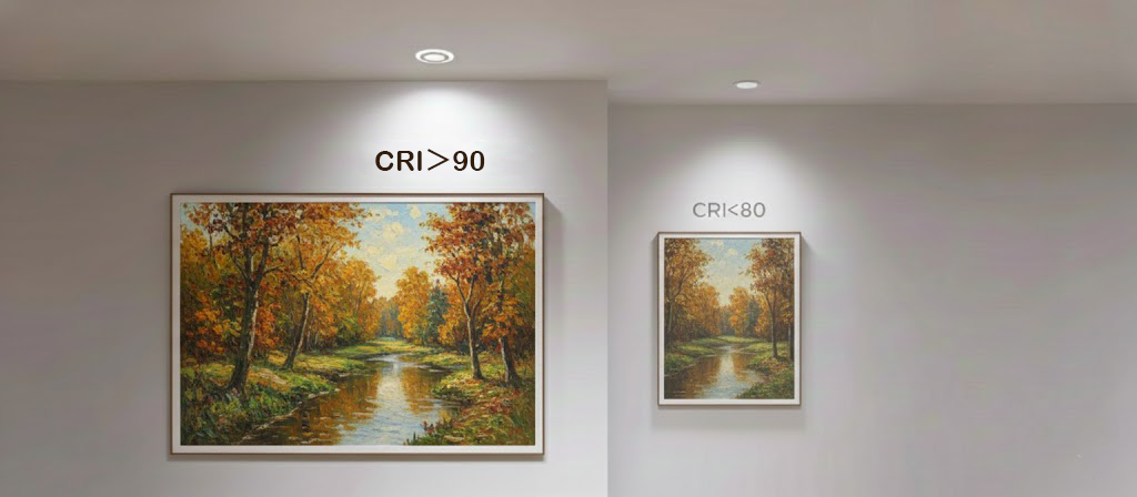 comparison chart of different CRI values