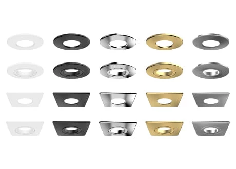 downlight bezel interchangeable