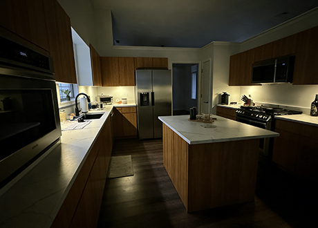 Cabinet light lighting effects