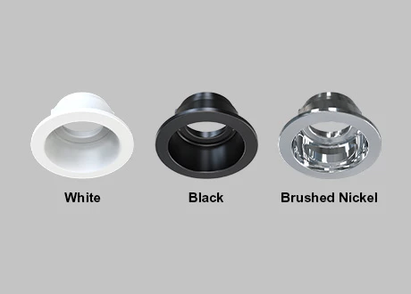 baffe white black chrome changeable