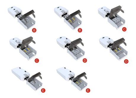 downlight junction boxes