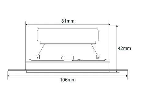 downlight fitting diameter86mm cutting 82mm