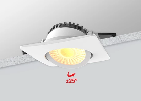 COB Spotlight Aluminium Square Tiltable