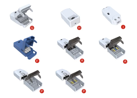 led downlight spotlight drivers, 1st- 2nd fixing connectors, loop-in & loop-out terminal provides a simple installation.