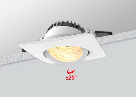 COB Spotlight Aluminium Square Tiltable