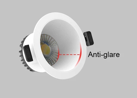 LED downlight anti-glare UGR<19