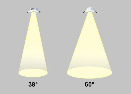 cob downlight 38 or 60 degree