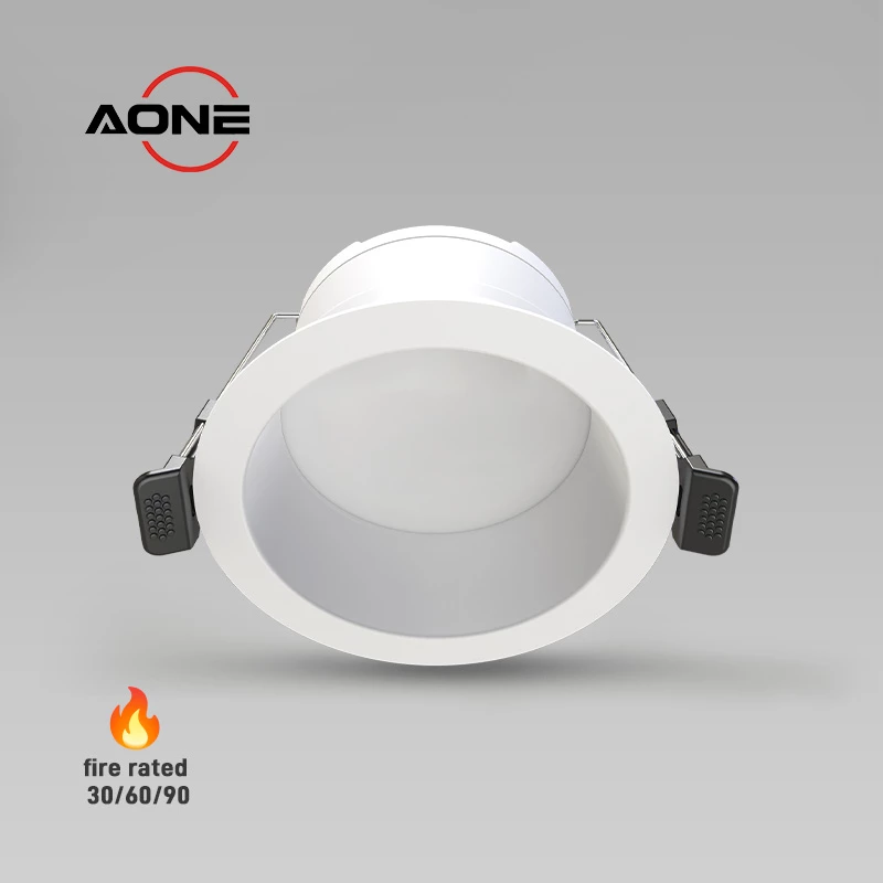 Anti Glare Downlight IP65 Diffuser120lm/W Dimmable 5W 3CCT Fire Rated DL99D-P