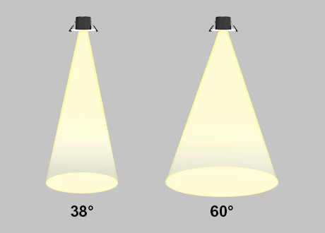 cob downlight 38 or 60 degree