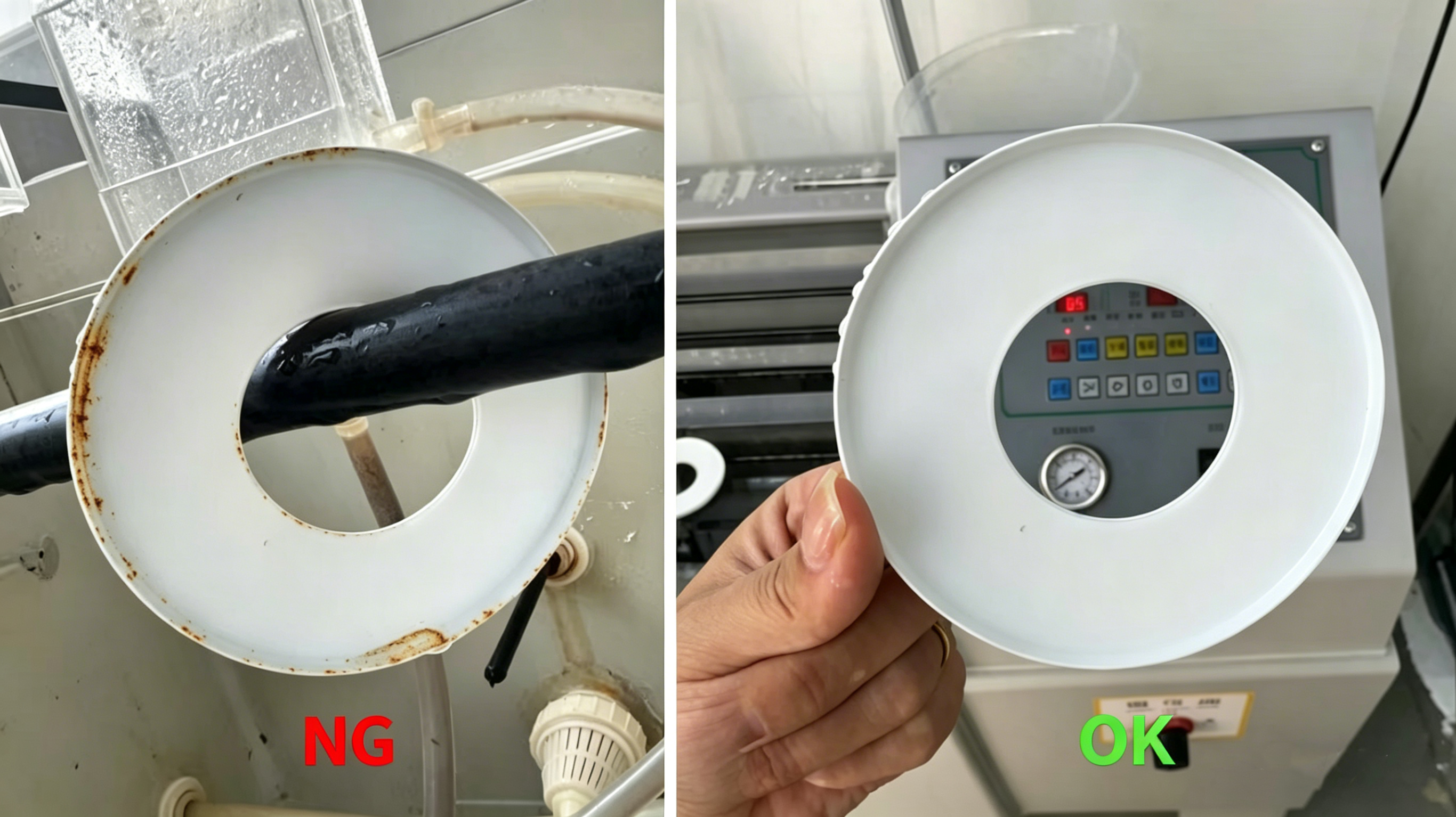 48h Salt Spray Test – OK vs. NG