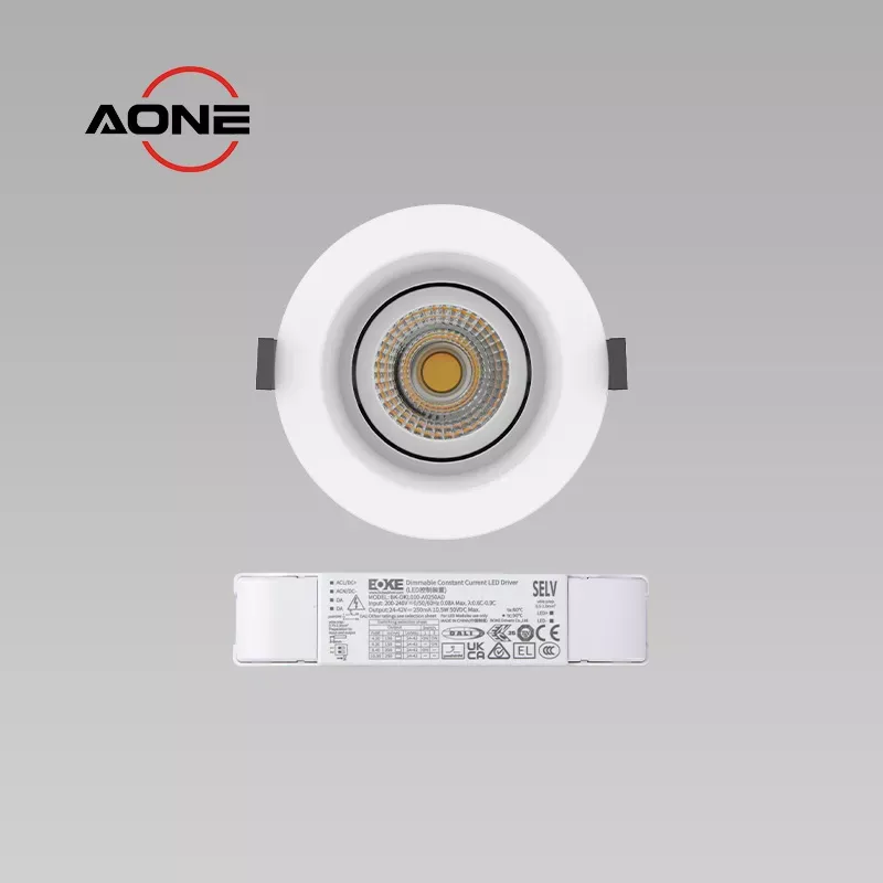 Anti Glare IP65 Adjustable Downlight 