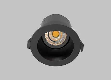 anti-glare black downlight Tiltable
