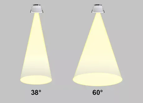 cob downlight 38 or 60 degree