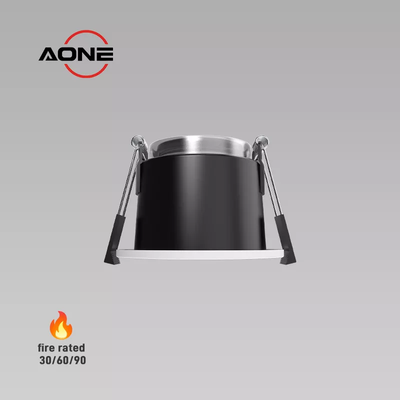 IP65 Fire Rated DALI Downlight Tiltable Low Glare