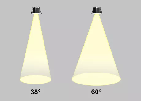 cob downlight 38 or 60 degree
