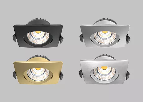 downlight suface color black/brushed chrome/polished chrome