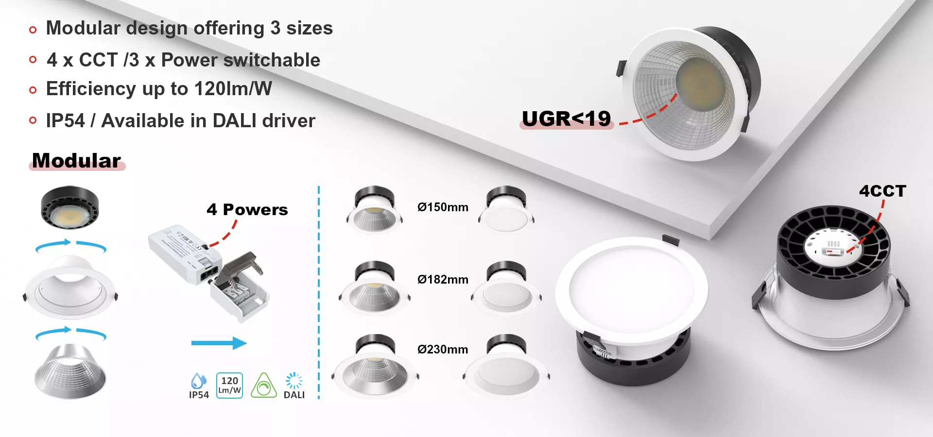 DL47 commercial downlight