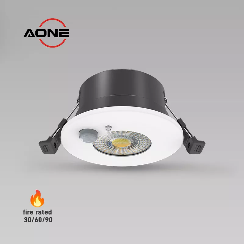 PIR Downlight Smart Sensing 7W 700Lumen Fire Rated in Magnetic Bezels DL187S