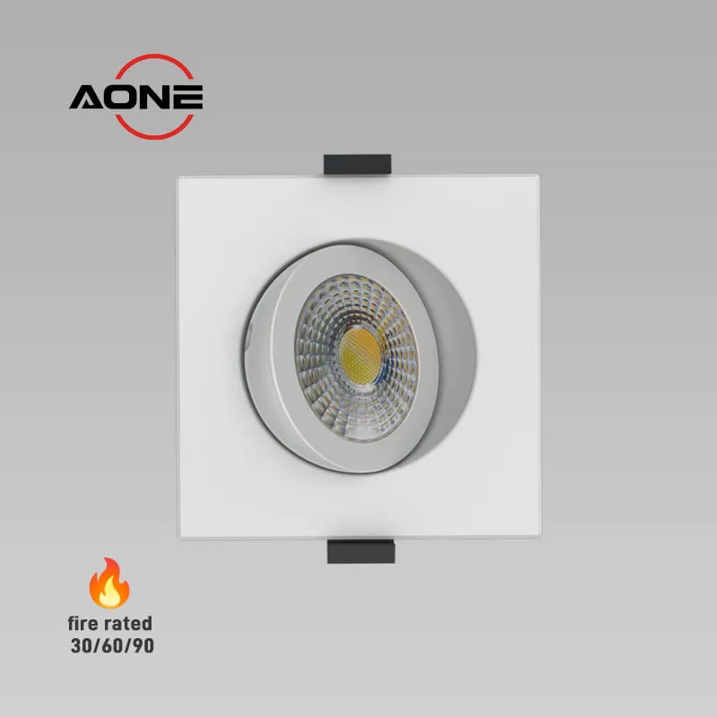 Square Tiltable Dimmable Downlight