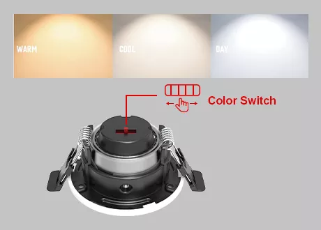 small recessed lights 3CCT selectable